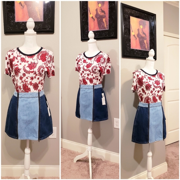 1.  STATE  MINI  SKIRT - Picture 4 of 4